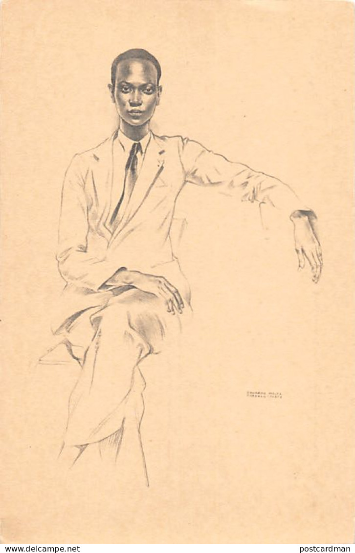 Guinea Bissau - Abdulai Sissé, from a sketch by Eduardo Malta - Publ. Portuguese Pavilion at the International Exhibitio