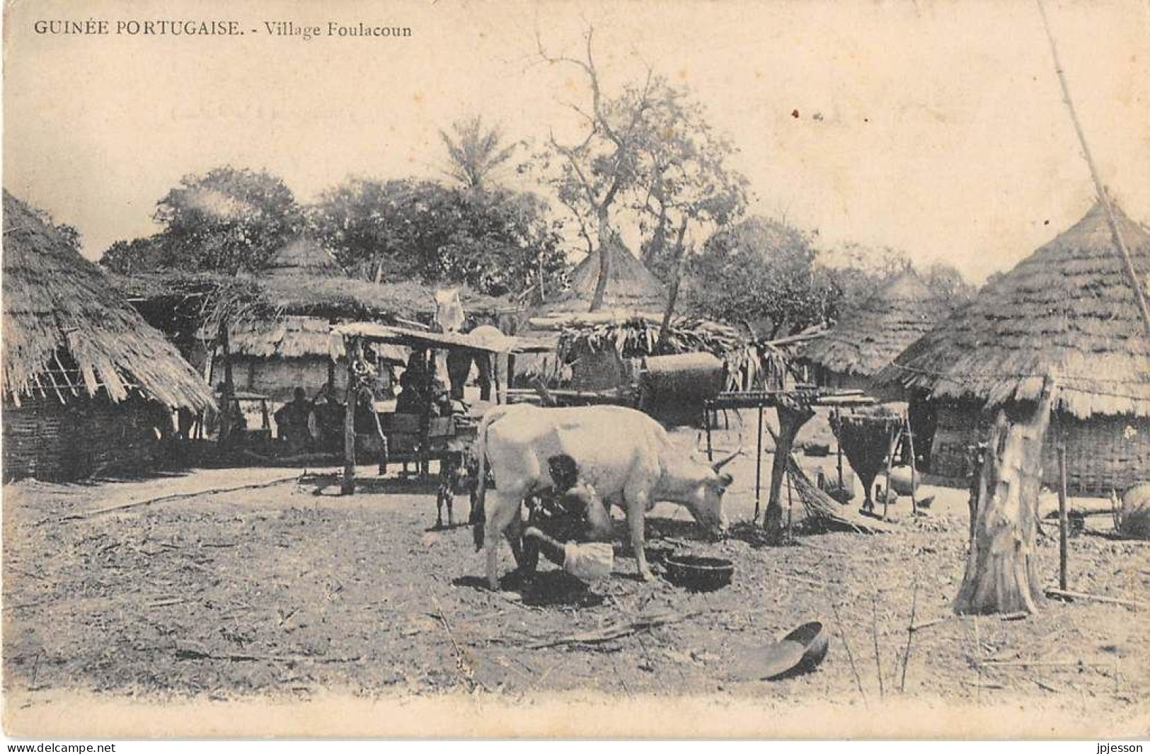GUINEA-BISSAU - GUINEE PORTUGAISE - VILLAGE FOULACOUN