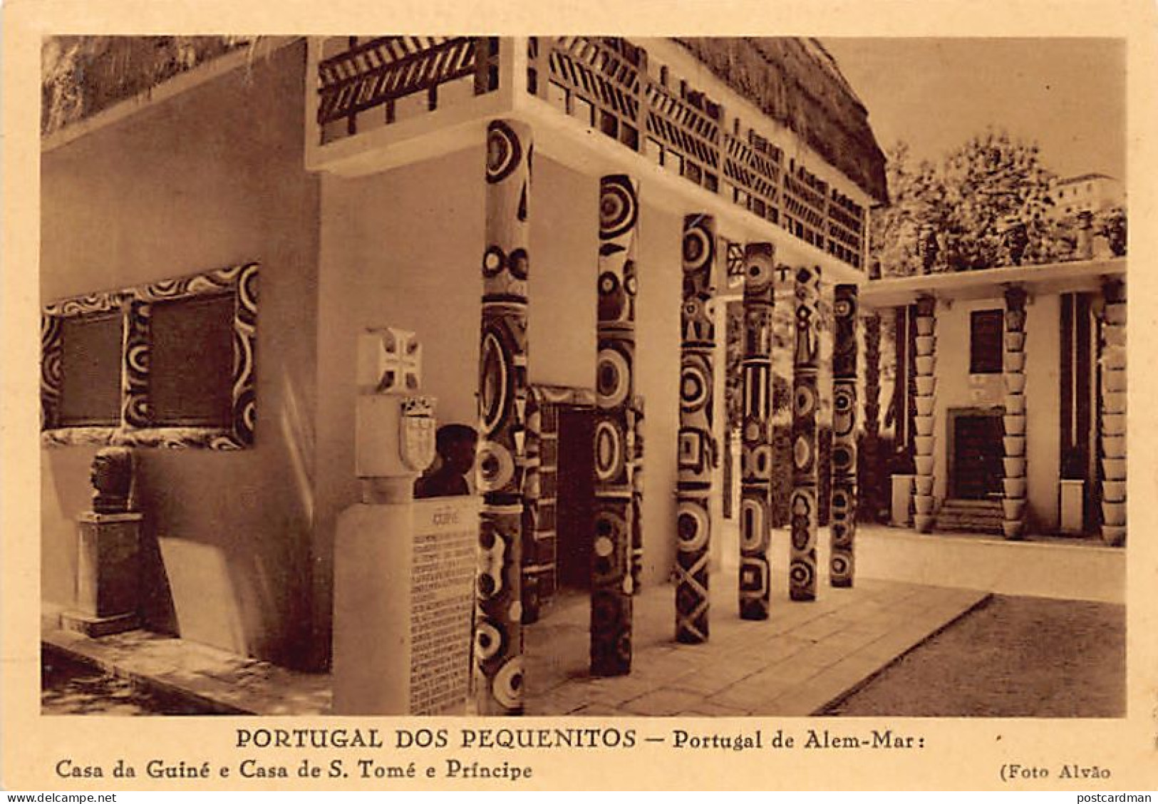 Guinea Bissau - House of Guinea and House of São Tomé and Príncipe - Portugal dos Pequenitos - Theme park in Coimbra, Po