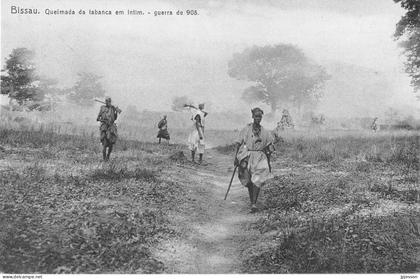 GUINEA-BISSAU - BISSAU - QUELMADA DA TABANCA EM INTIM - GUERRA DE 908