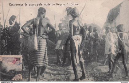 GUINEA   BISSAU  escaramuça de papus pela morte do regulo D.carlos