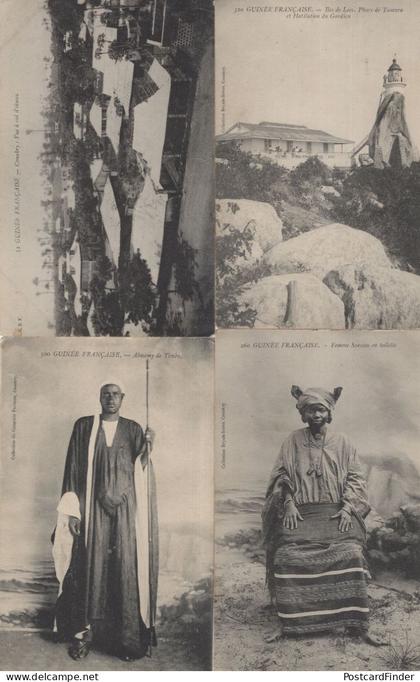 Guinea Francaise Le Douane Iles De Loos Marche 4x Africa Old Postcard s