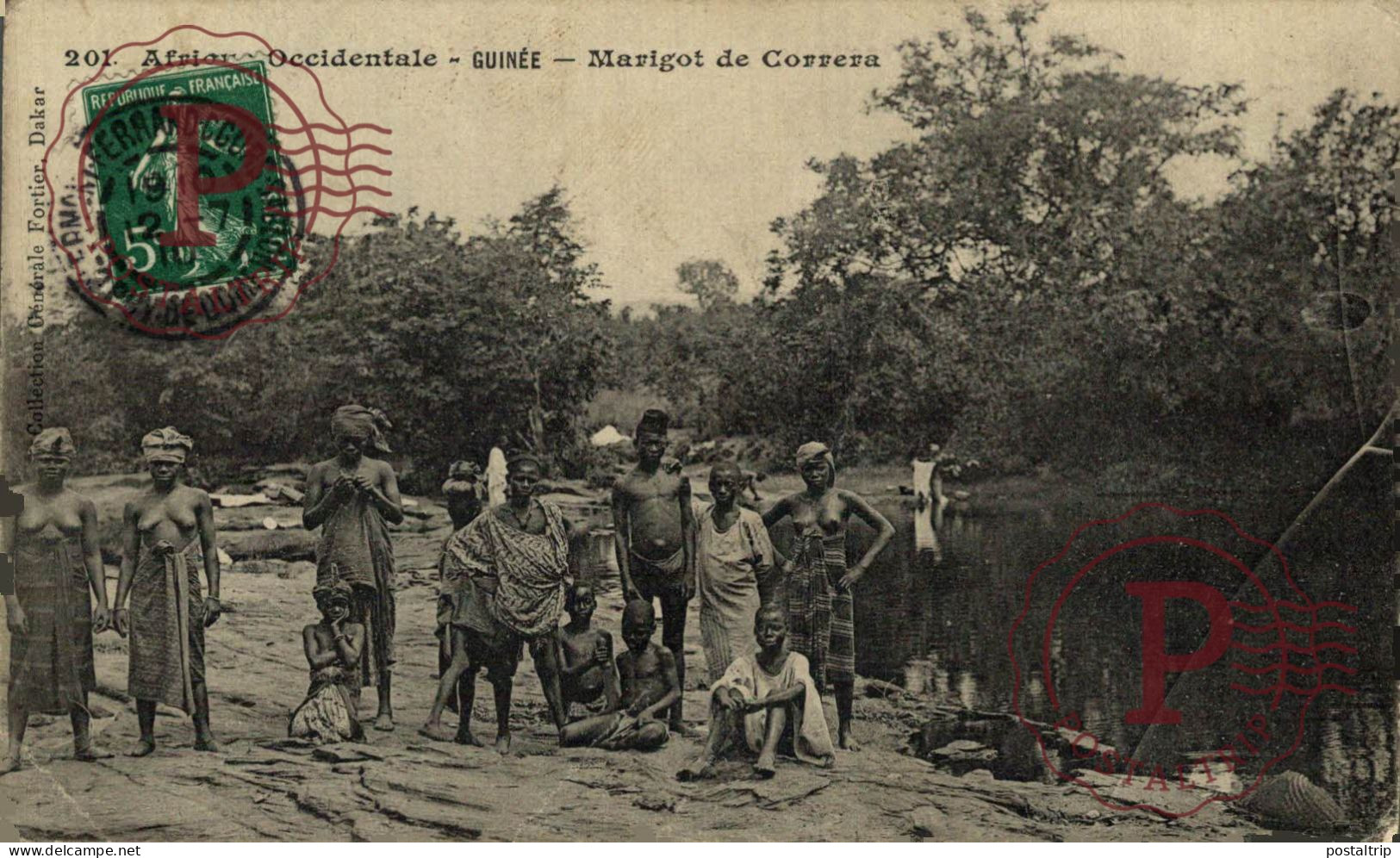 GUINEA FRANCESA. GUINEE FRANÇAISE. FORTIER 201. MARIGOT de CORRERA