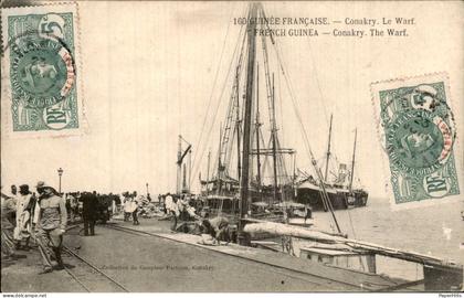 Frans Guinee French Guinea - Conakry - Le Warf