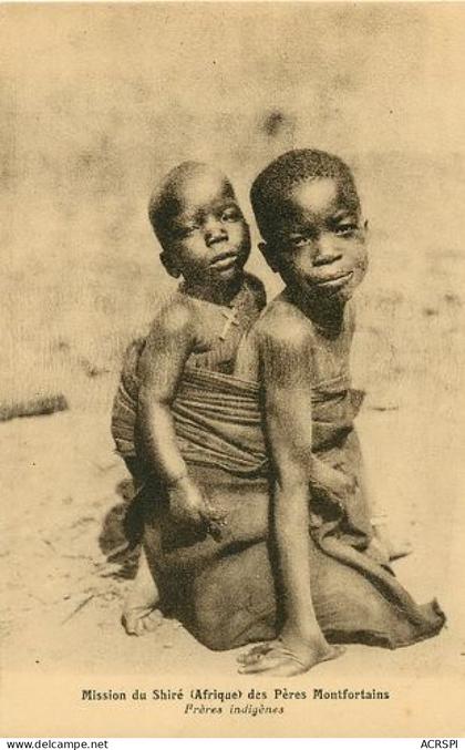 GUINEE équatoriale francaise  deux enfants   fortier Dakar 45  (scan recto-verso)MA2008Bis