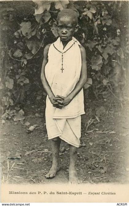 GUINEE équatoriale francaise  petit chretien    fortier Dakar 44  (scan recto-verso)MA2008Bis