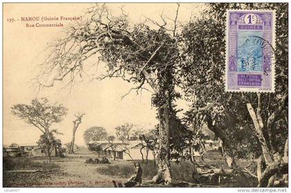 MANOU (Guinée Française) rue commerciale