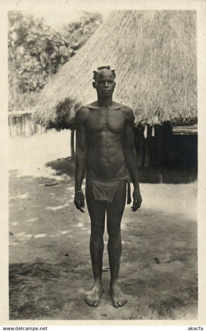 PC FRENCH GUINEA, TYPE GUERZÉ, Vintage Postcard (b21010)