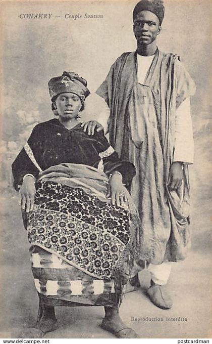 Guinée - CONAKRY - Couple Soussou - Ed. inconnu
