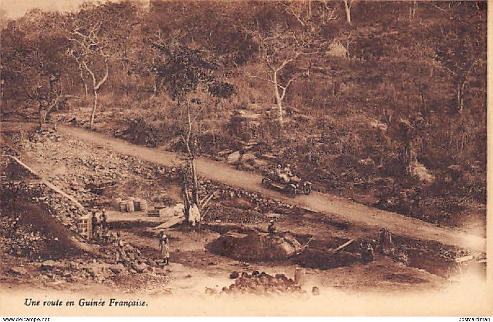 Guinée Conakry - Une route en Guinée Française - Ed. Lévy Fils & Cie