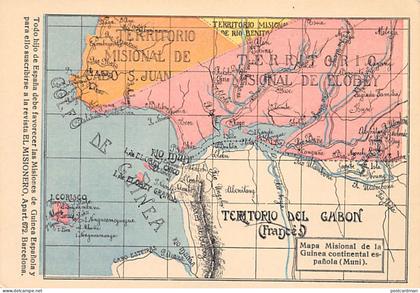 Equatorial Guinea - Missionary Map of Spanish Continental Guinea (Muni) - Ed. Revista El Misionero