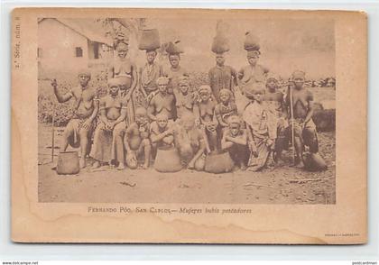 Equatorial Guinea - SAN CARLOS Fernando Poo - Bubi native fishermen - Publ. Thomas 2.a Serie - N. 8