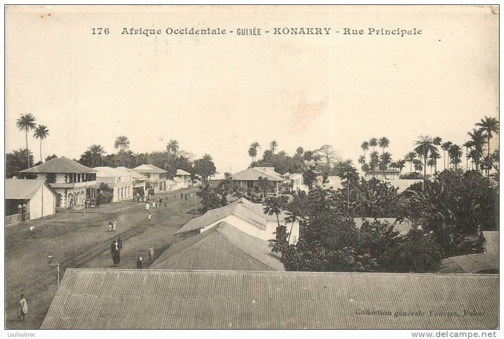 GUINEE FRANCAISE KONAKRY RUE PRINCIPALE