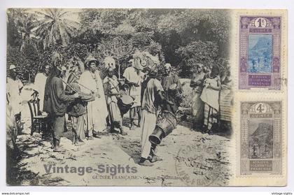 French Guinea: Griots du Kissidougou / Ethnic (Vintage PC 1921)