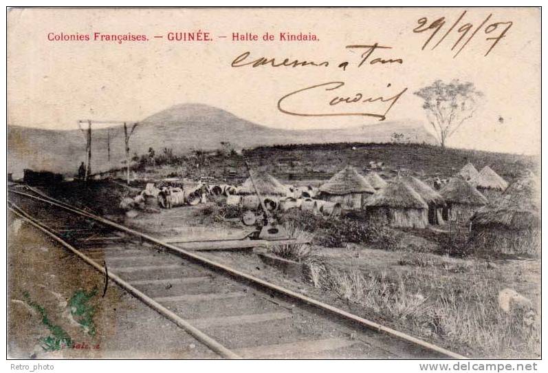 Guinée – Halte de Kindaia (chemin de fer)