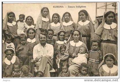 AFRIQUE - ref div no 11-papouasie - nouvelle guinee- oceanie -kubuna -soeurs indigenes    - bon etat
