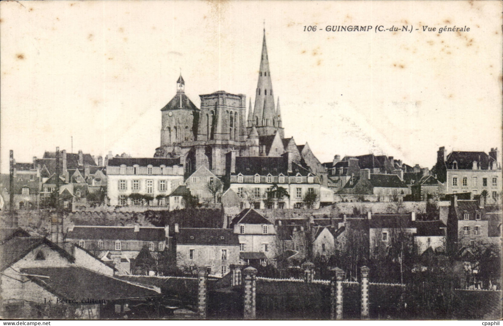 Guingamp CPA Vue generale