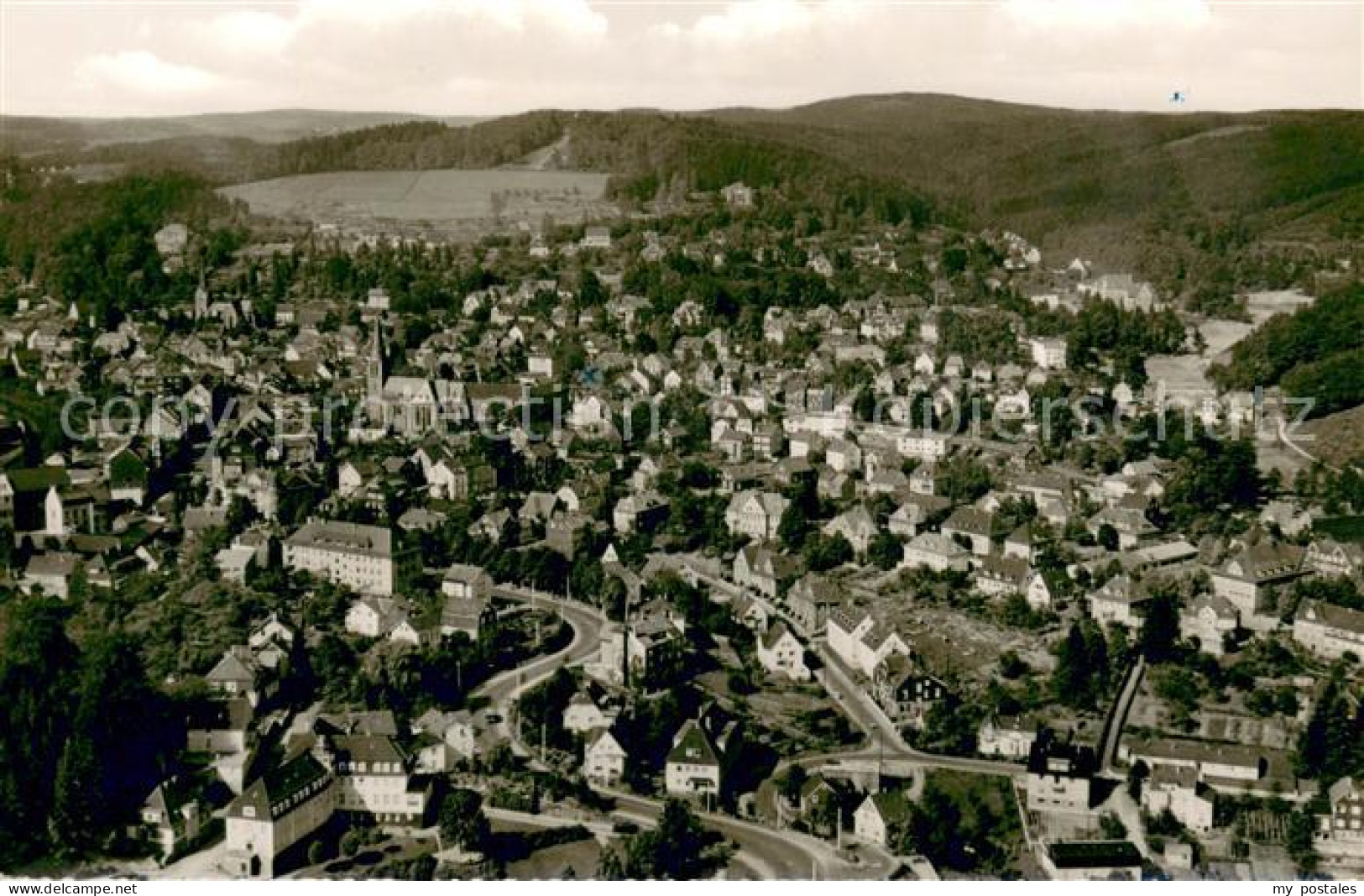 Gummersbach Fliegeraufnahme Gesamtansicht