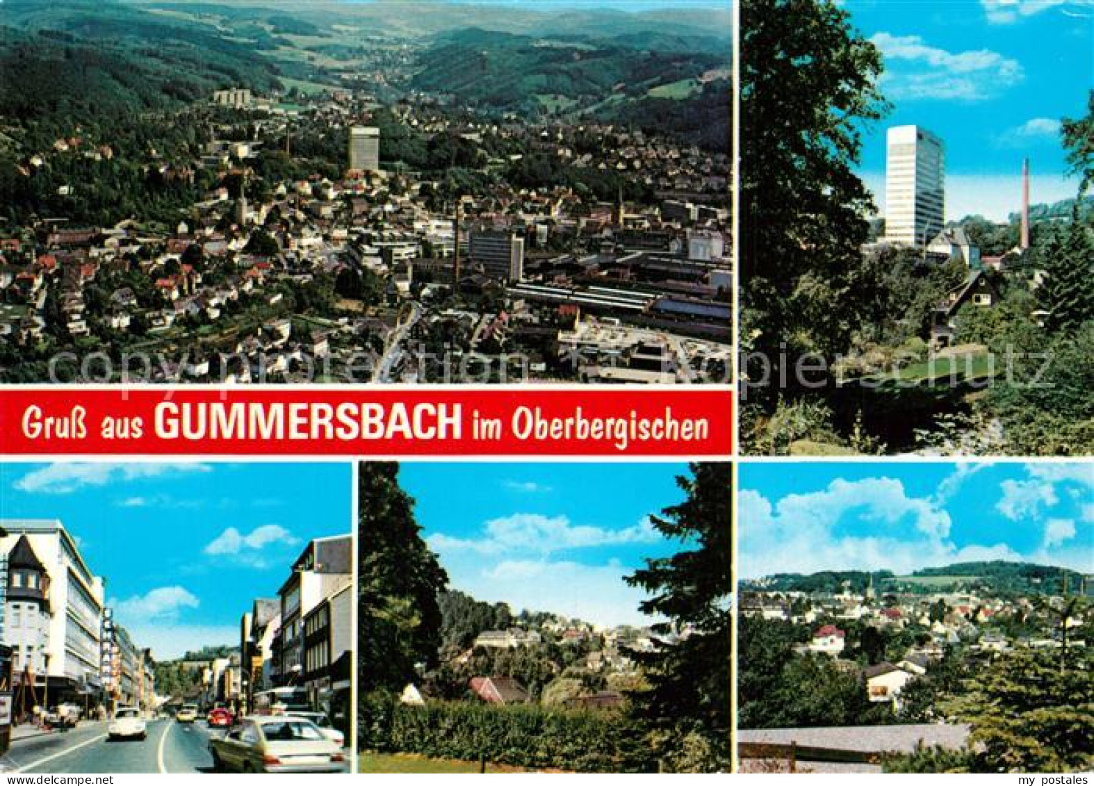 Gummersbach Fliegeraufnahme Panoramen