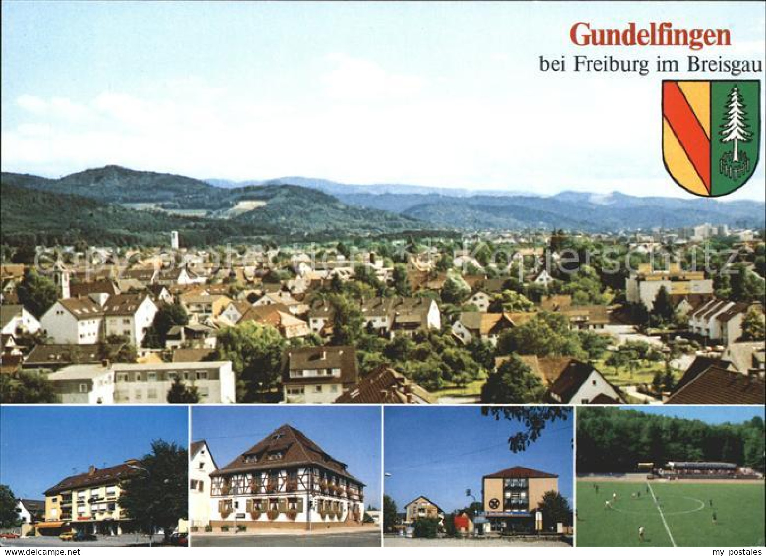 Gundelfingen Breisgau Panorama mit Teilansichten