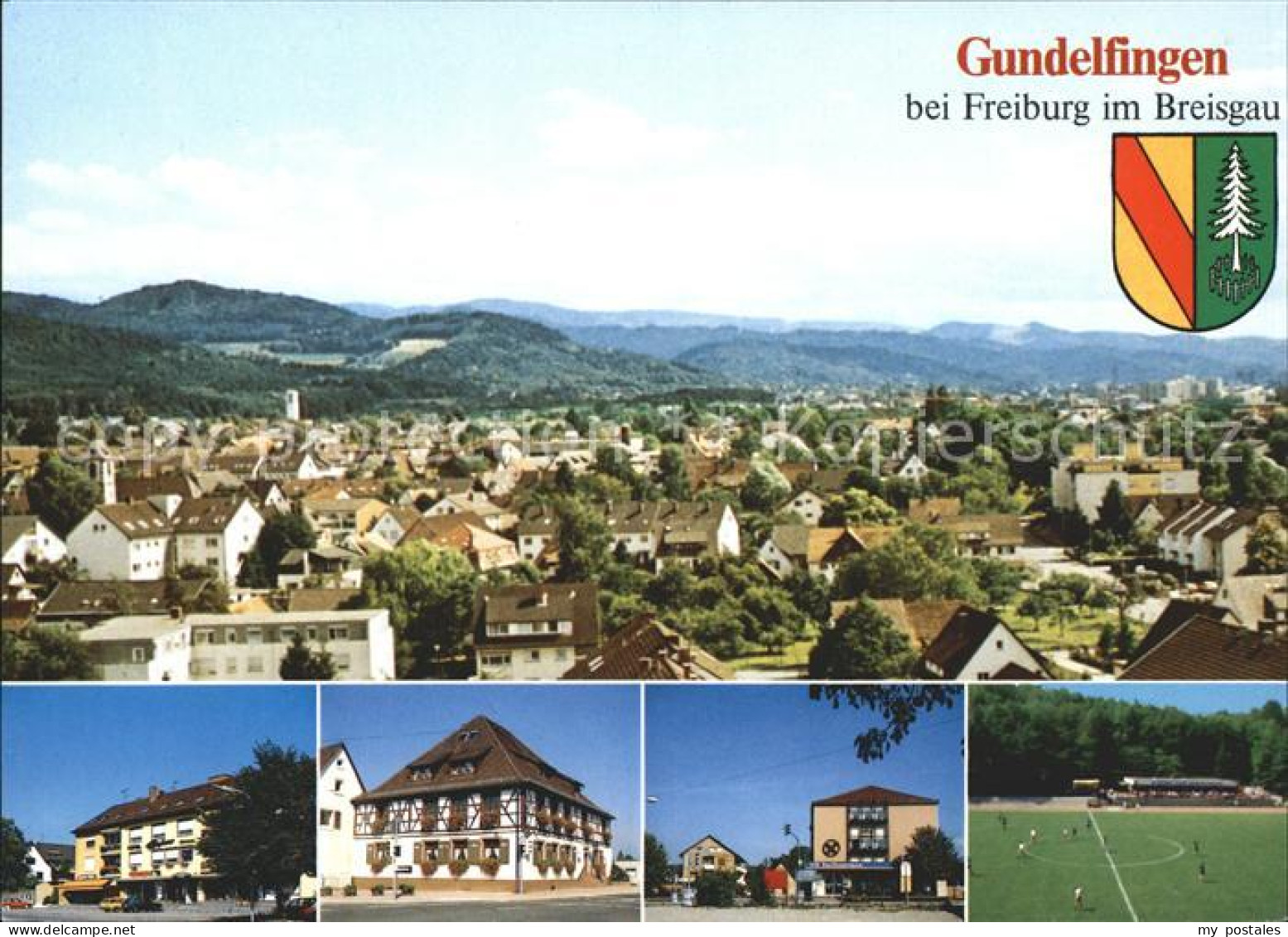 Gundelfingen Breisgau Panorama Teilansichten