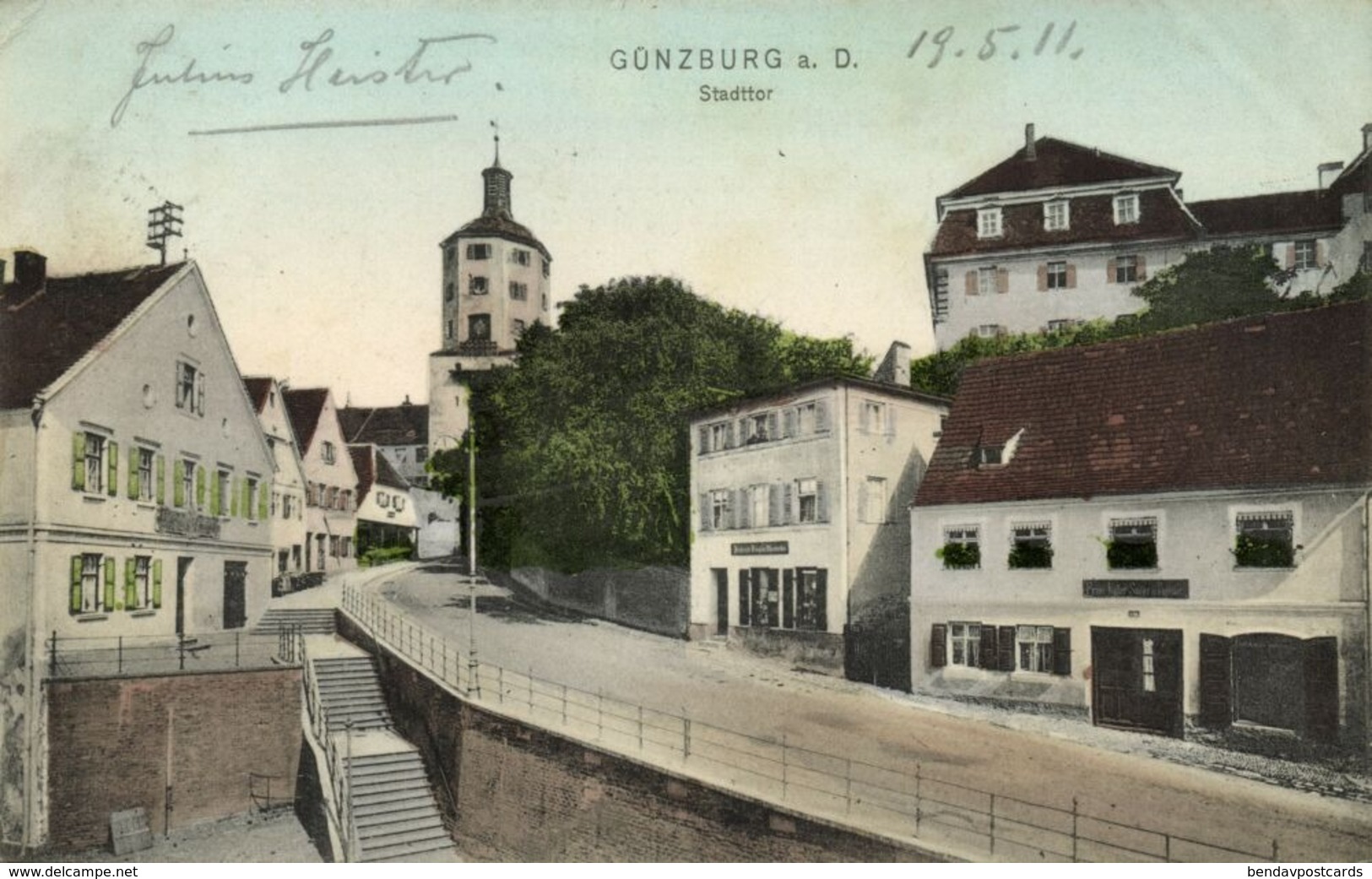 GÜNZBURG a. Donau, Stadttor (1911) AK