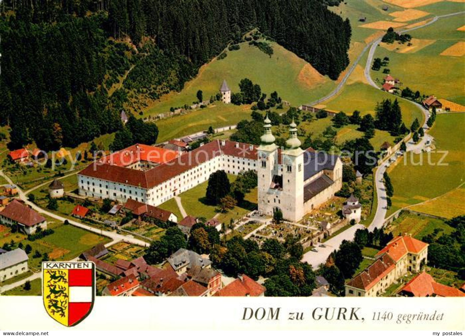 Gurk Dom Fliegeraufnahme