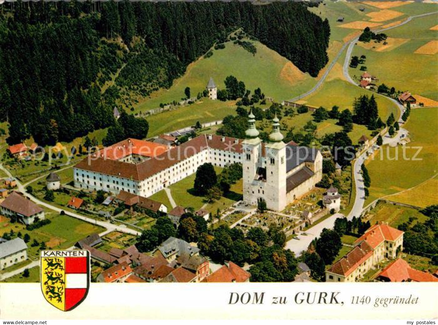 Gurk Dom Fliegeraufnahme