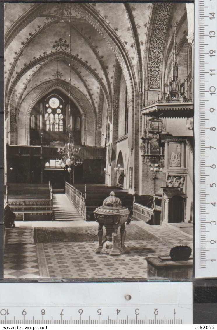 Güstrow Dom Inneres nach Westen ungelaufen  ( AK 904 )