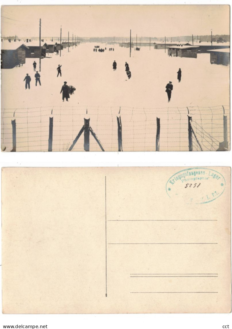 Güstrow Guestrow CARTE PHOTO Panorama du Camp (Camp de prisonniers)