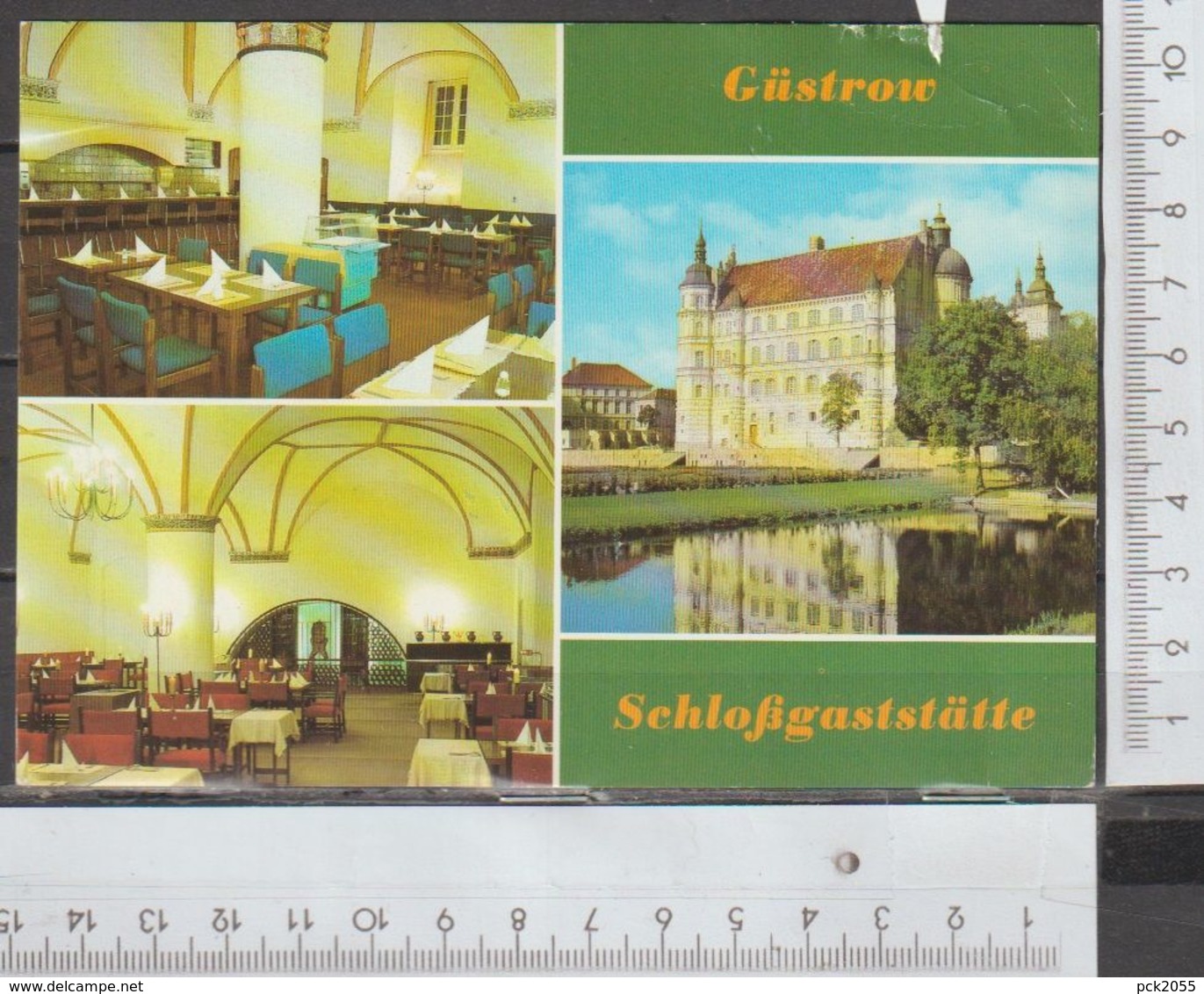 Güstrow Schloßgaststätte ungelaufen  ( AK 905 )