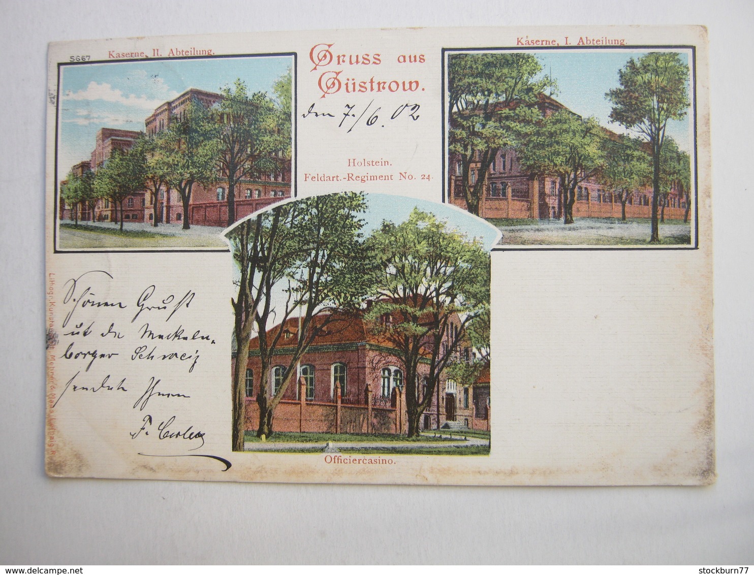 GÜSTROW, Schöne Karte