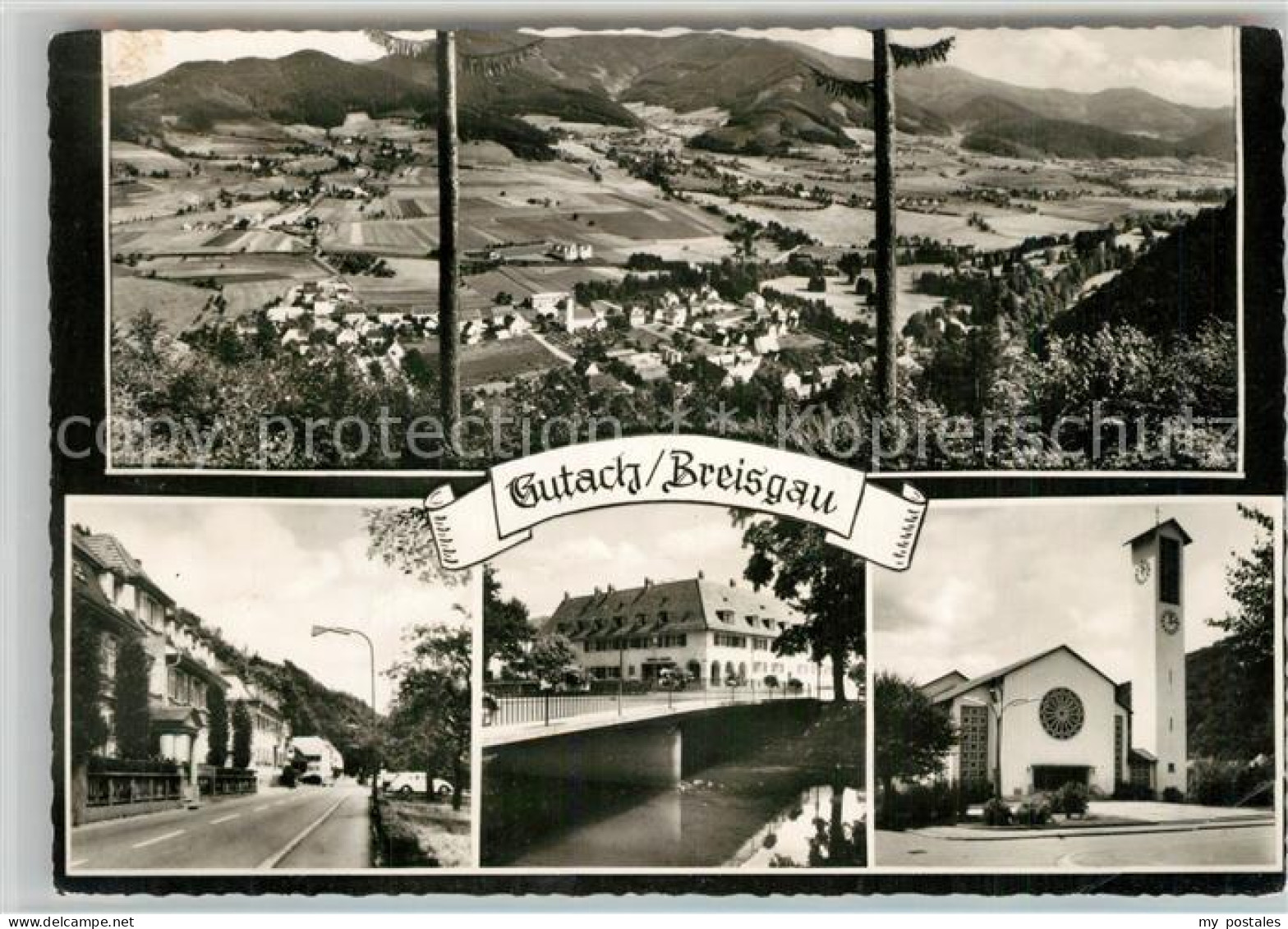 Gutach Breisgau Panoramen Kirche