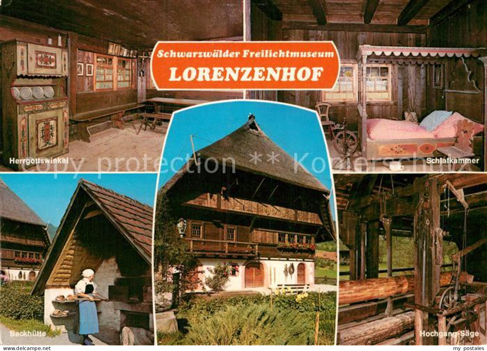 Gutach Schwarzwald Schwarzwaelder Freilichtmuseum Lorenzenhof Schwarzwaldbahn
