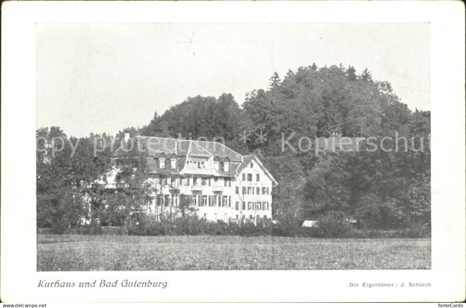 Gutenburg Aarwangen Kurhaus und Bad Gutenburg