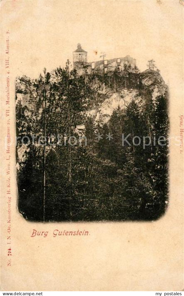 Gutenstein Niederoesterreich Burg Gutenstein