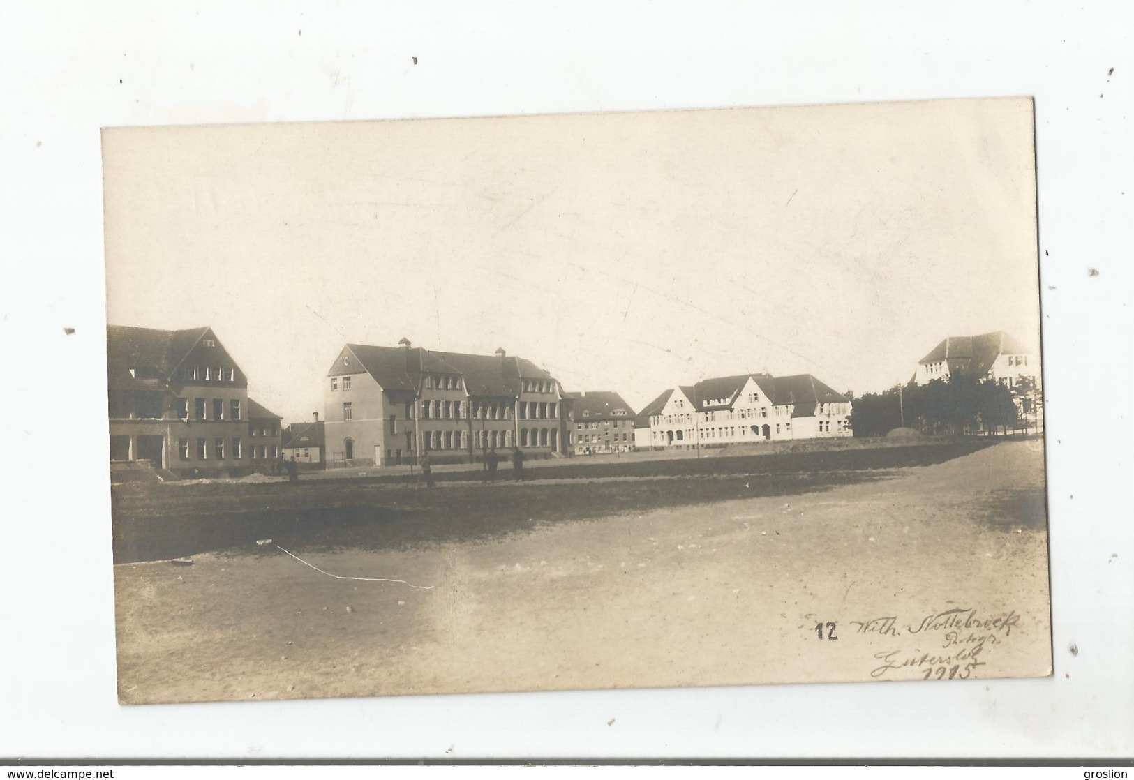 GUTERSLOH 12  OFFIZIER GEFANGENEN-LAGER 1915 (CAMPE DE PRISONNIERS D'OFFICIERS)