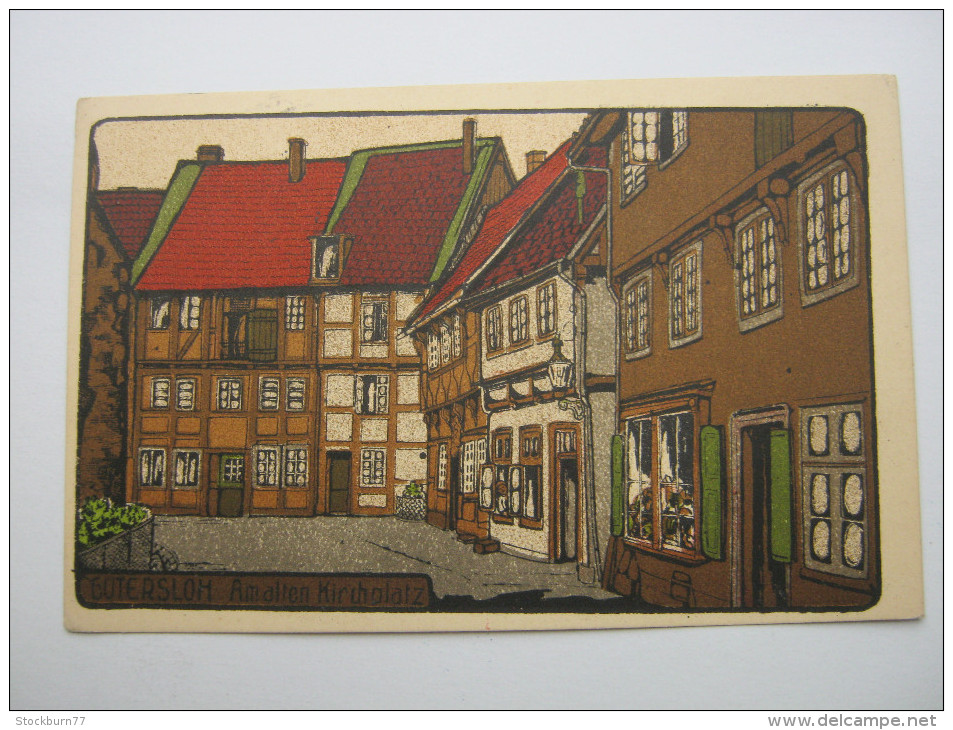 GÜTERSLOH   , Schöne Karte  , 2 Scans