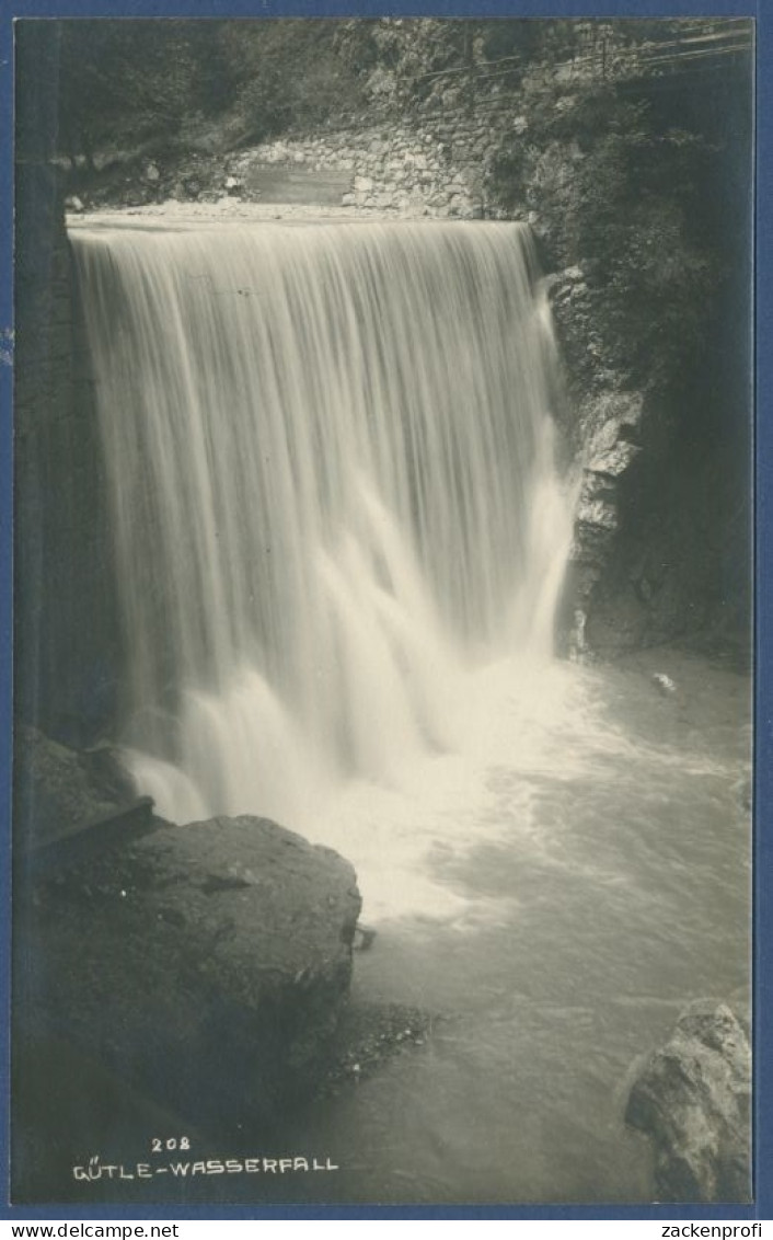 Gütle-Wasserfall Restaurant Gütle Dornbirn Foto, ungebraucht (AK1635)