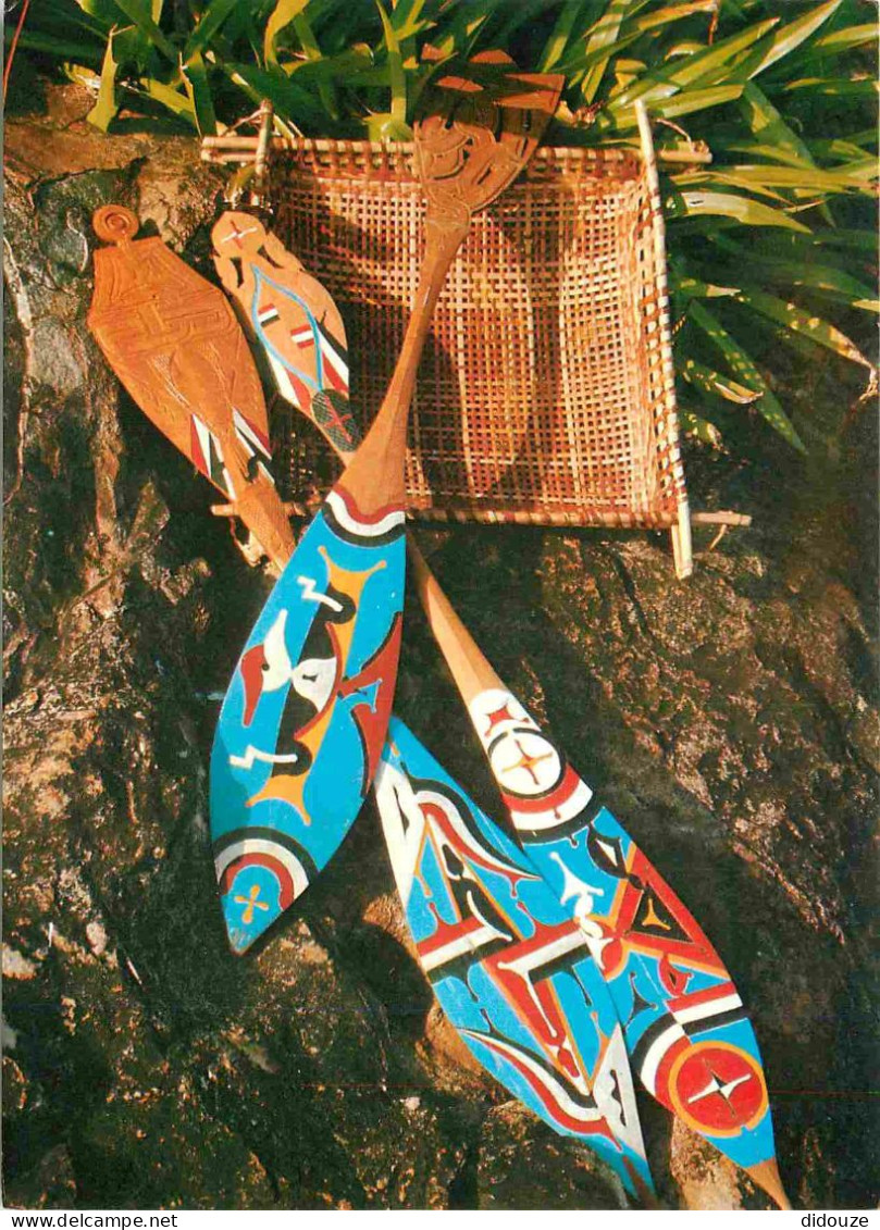Guyane - Surinam - Haut Maroni - Pagaies et vannerie Boni - CPM - Voir Scans Recto-Verso