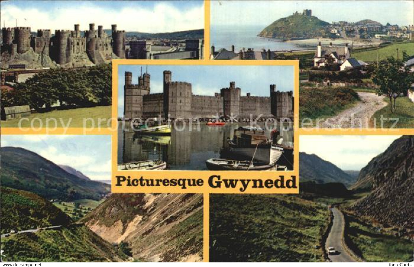 Gwynedd Wales Burgen Schloesser