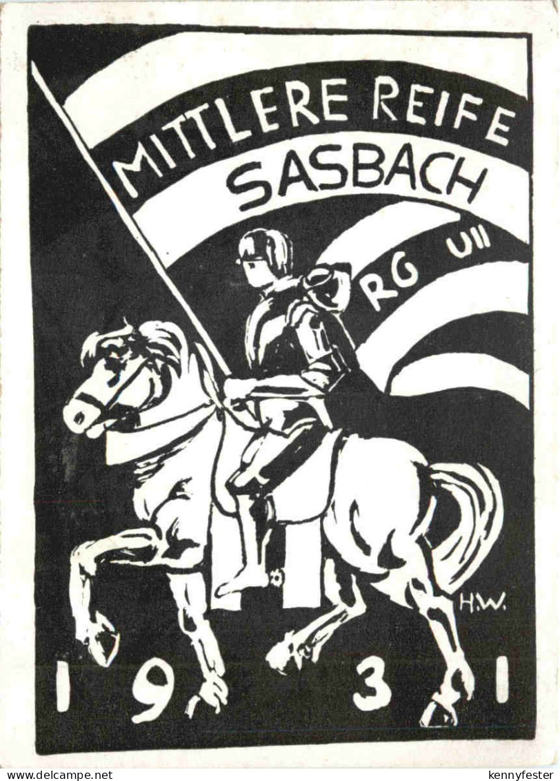 Gymnasium Sasbach - Mittlere Reife 1931