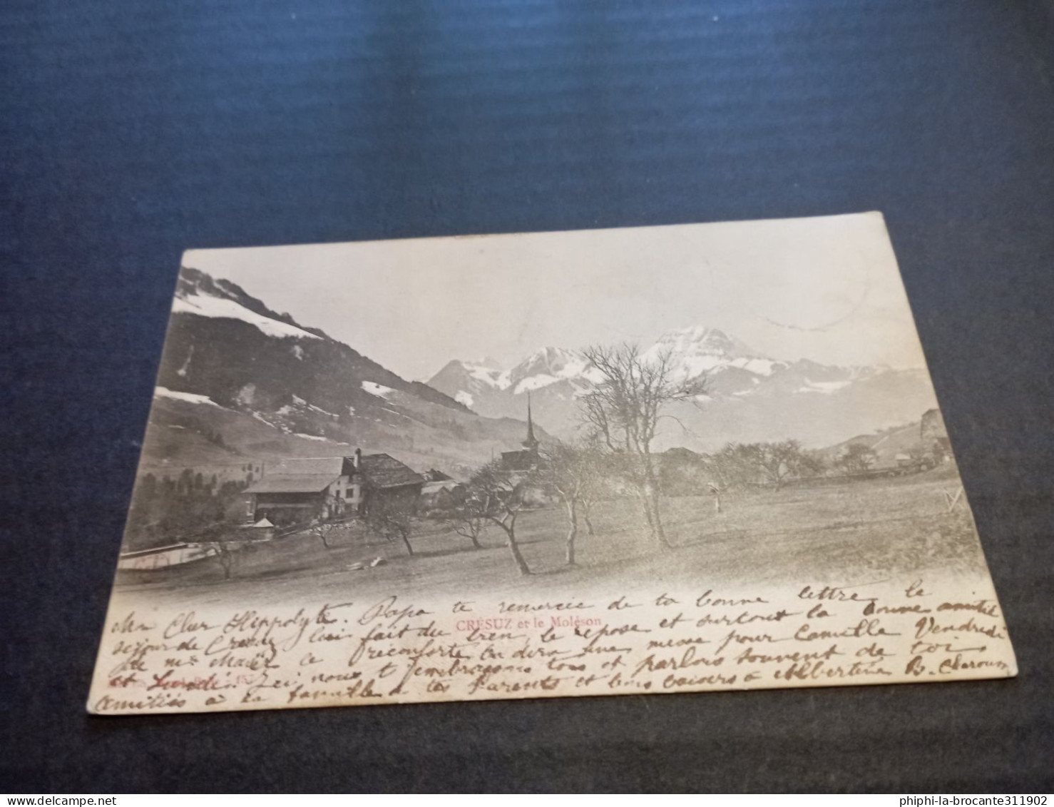 H12/293- CRESUZ et Le Moleson