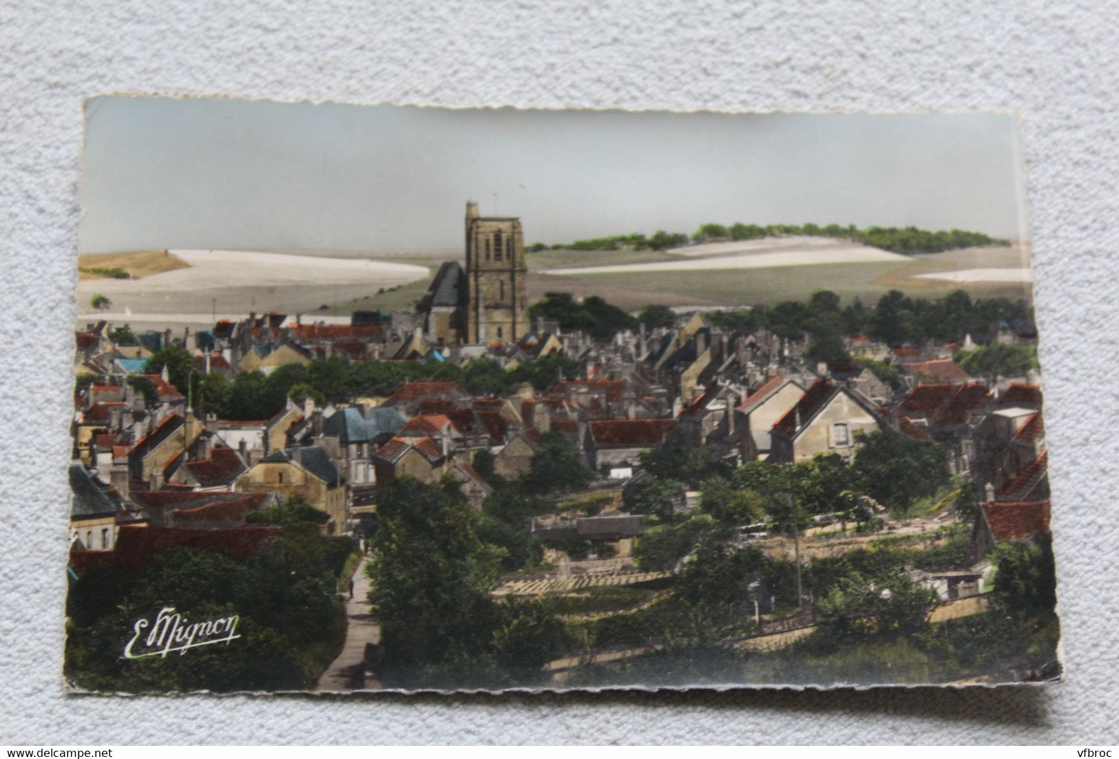 H233, Cpsm 1960, Sezanne, vue générale, Marne 51