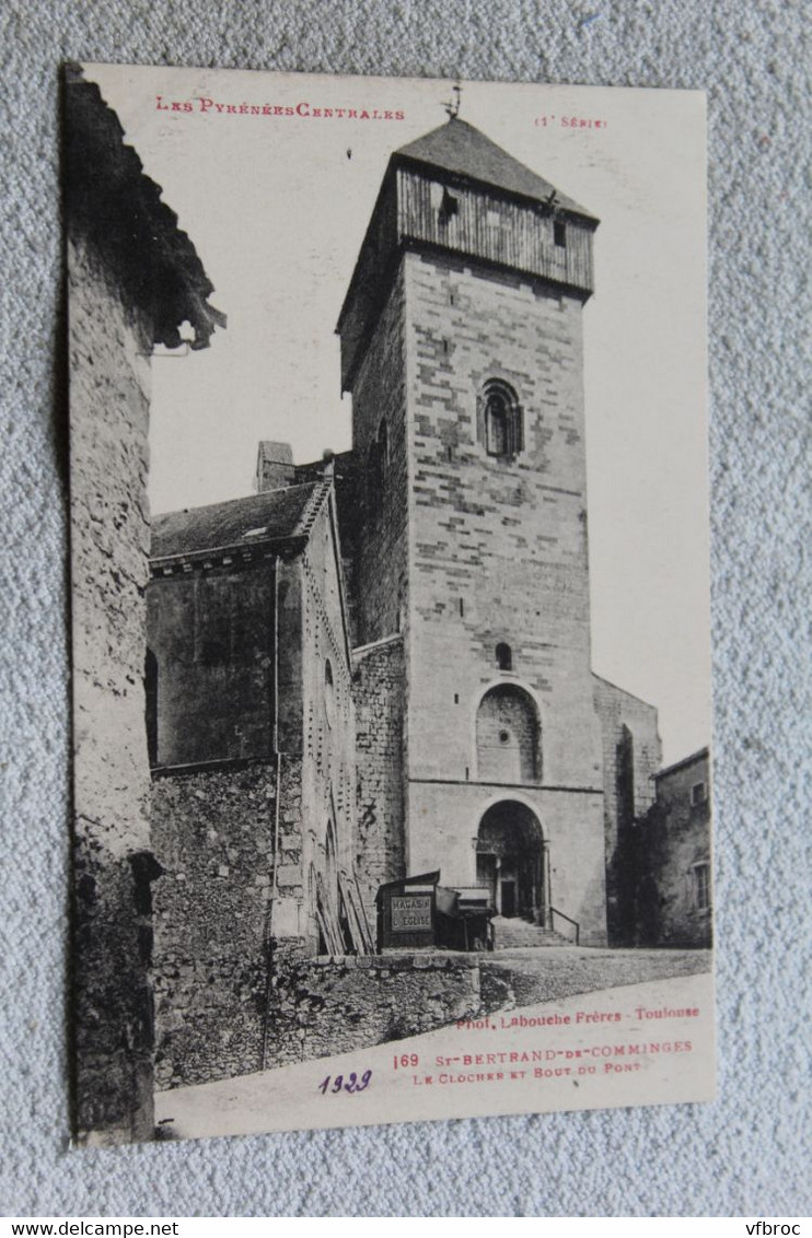 H375, Saint Bertrand de Comminges, le clocher et bout du pont, Haute Garonne 31
