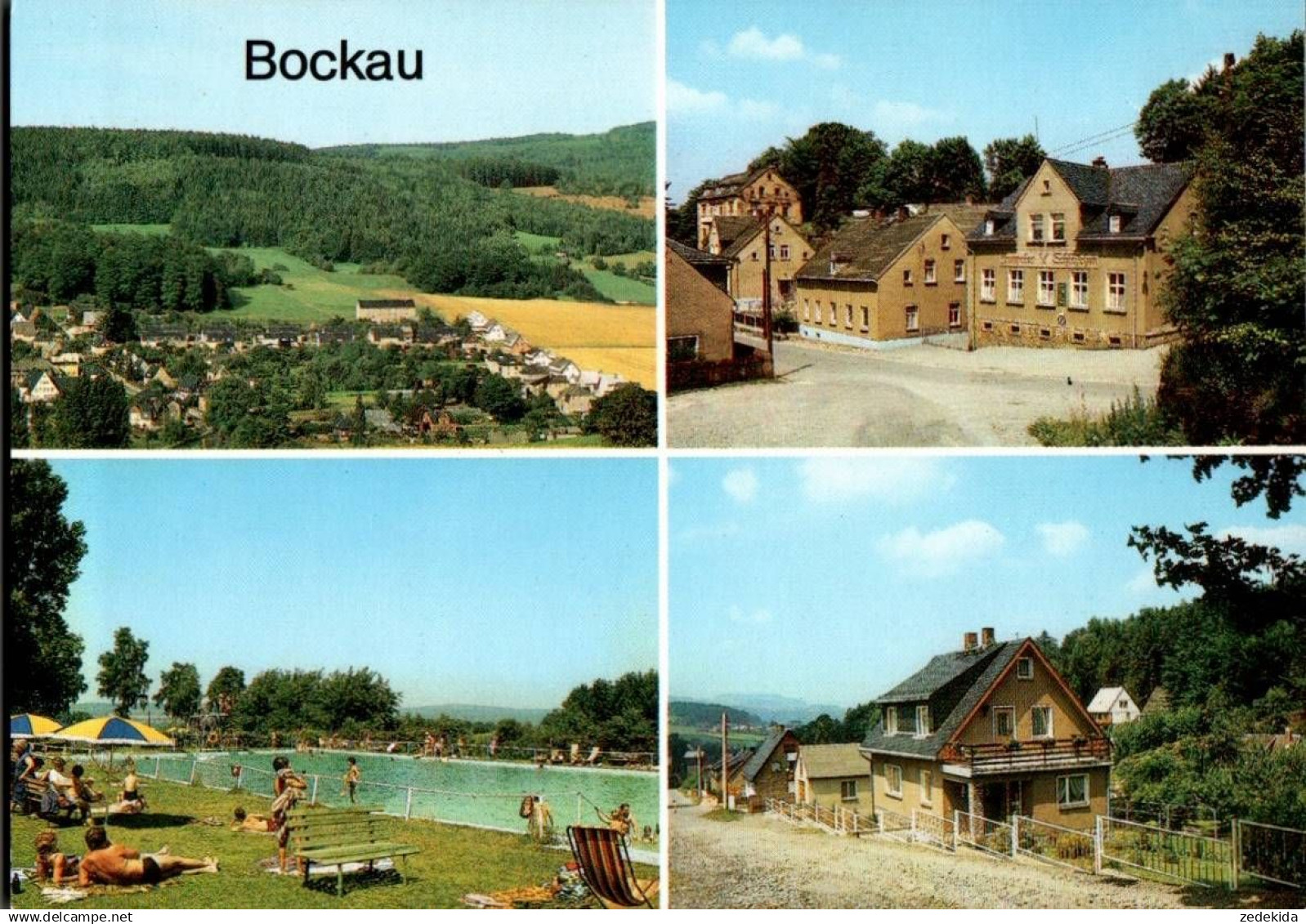 H7100 - TOP Bockau Freibad - Verlag Bild und Heimat Reichenbach