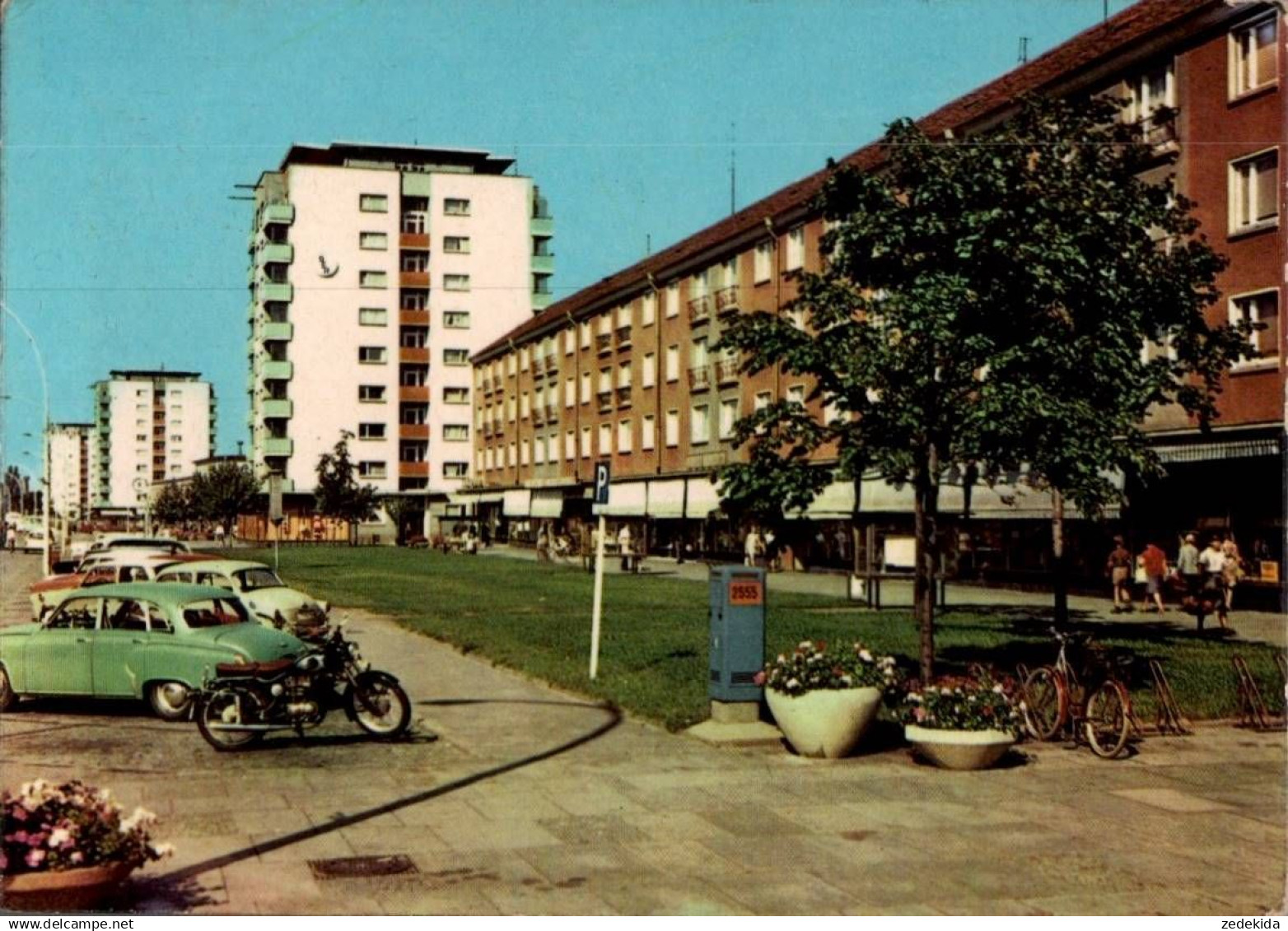 H7832 - Eisenhüttenstadt Hochhaus - Neubauten DDR Architektur - Bild und Heimat Reichenbach