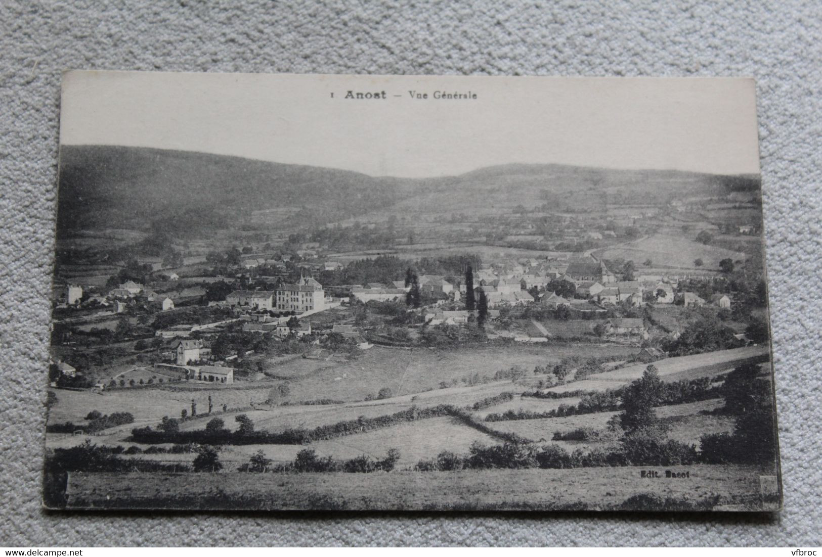 H829, Anost, vue générale, Saône et Loire 71
