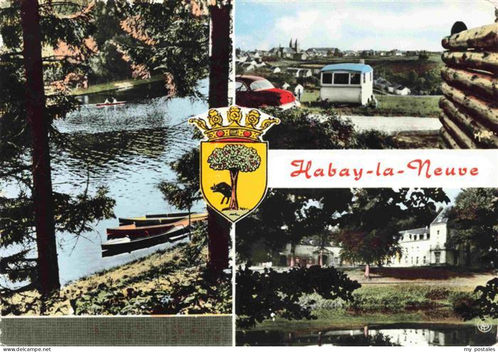 Habay-la-Neuve Belgie Gondelteich Campingplatz Park
