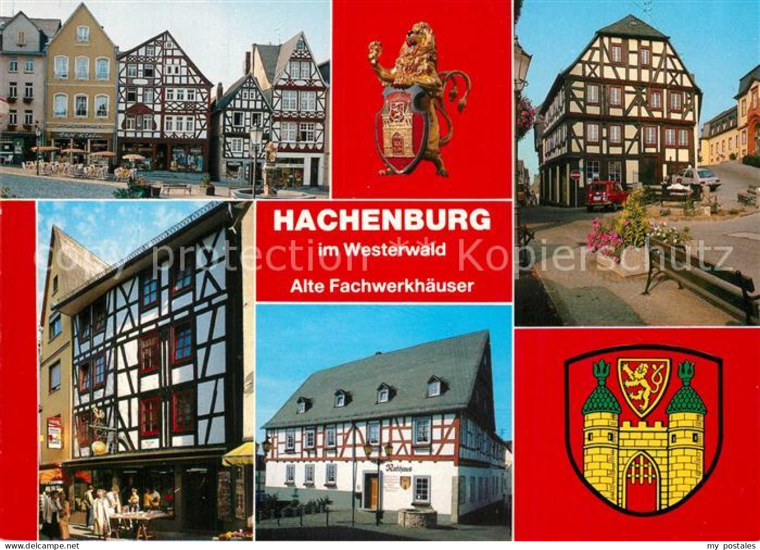 Hachenburg Westerwald Alte Fachwerkhaeuser
